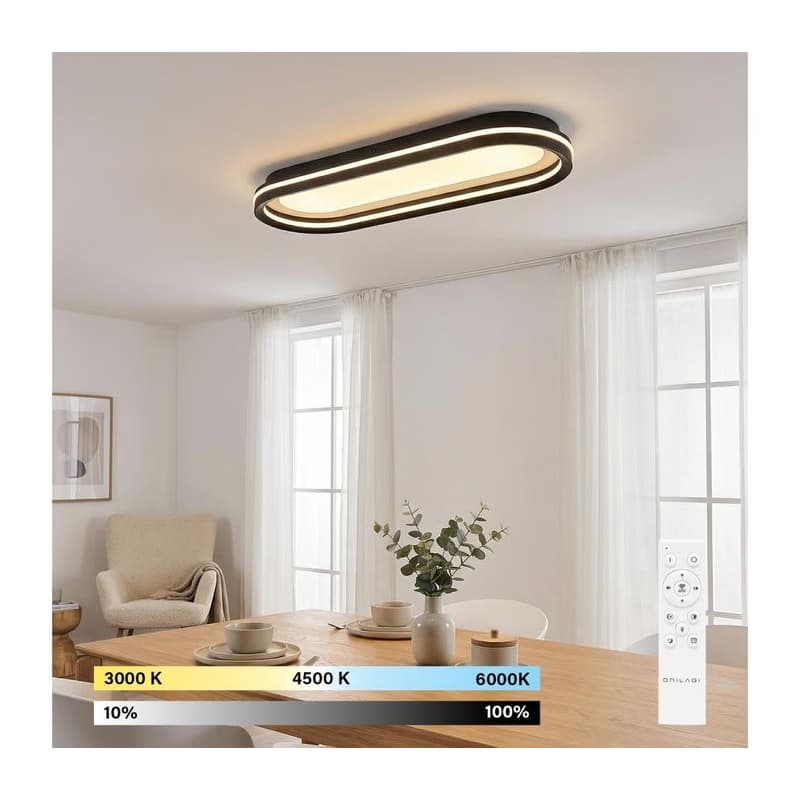 Brilagi - LED stmievateľné svietidlo TRIVARO LED/85W/230V 3000-6000K 20x60 cm + diaľkové ovládanie BR4582-60/OV 1
