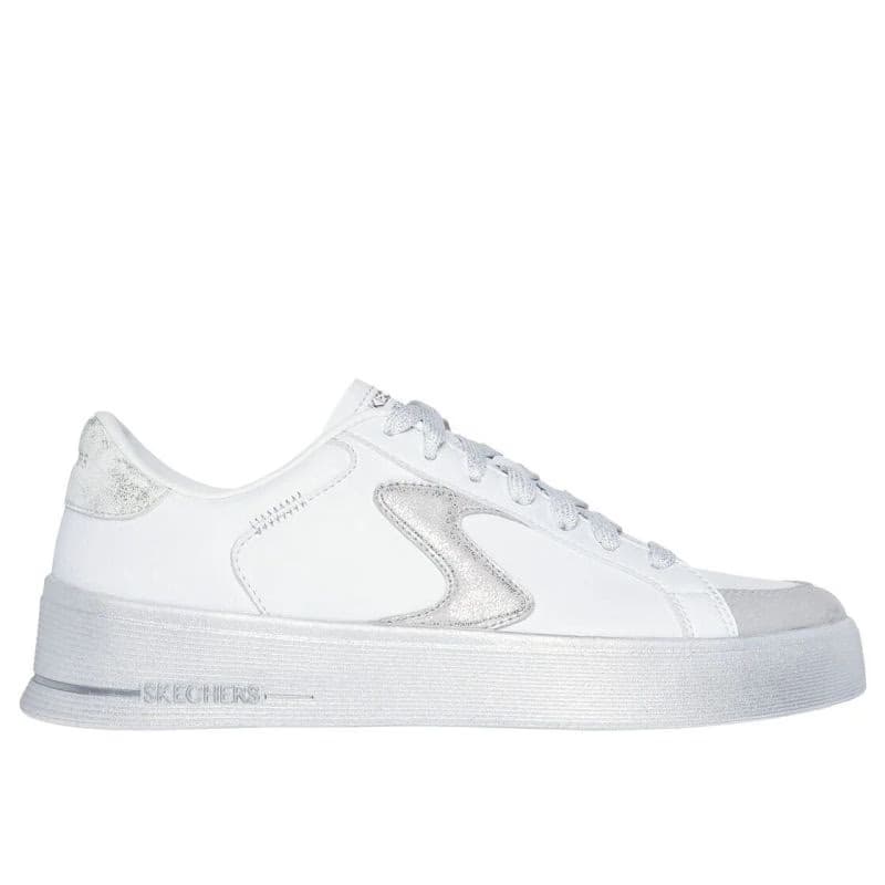 Dámska rekreačná obuv SKECHERS Hiland Quite Chic white silver 2