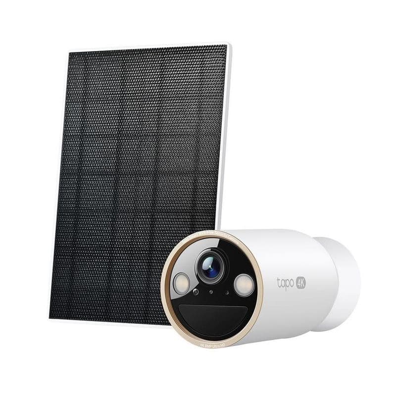 TP-Link Tapo C460 KIT vonkajšia kamera, solárny panel (8MP, 4K, 2160p, IR 15m, WiFi, micro SD card, IP66)