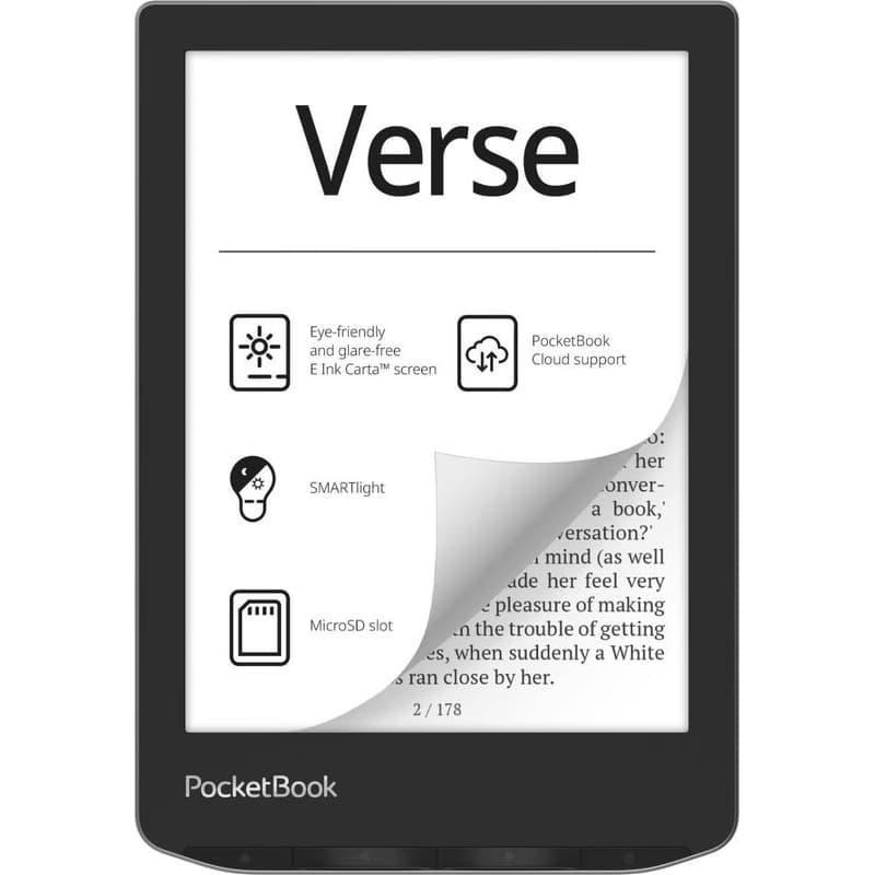 POCKETBOOK 629 Pocketbook Verse - Mist Grey 2