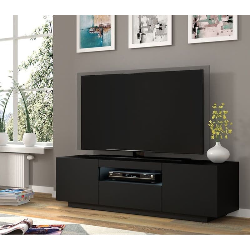 ArtBm TV stolík AURA 150 | čierny mat 4