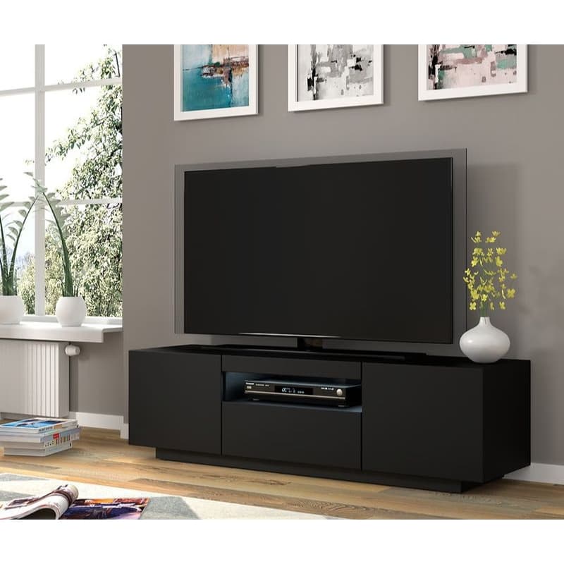 ArtBm TV stolík AURA 150 | čierny mat 5