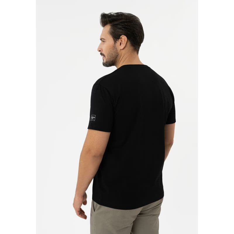 Pánske tričko s krátkym rukávom VOLCANO T-SILVER-BLACK 4