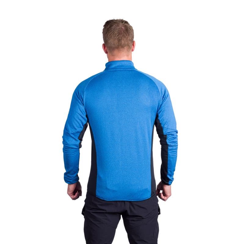 Pánska turistická mikina so zipsom NORTHFINDER PRIMO-282blueblack 3