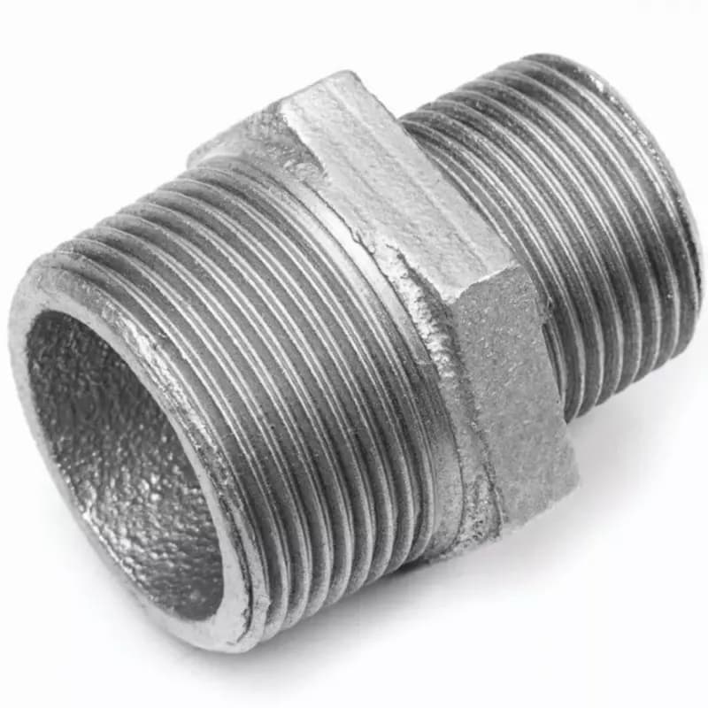 Pozinkovaná vsuvka s redukciou 3/4 x 1/2 1