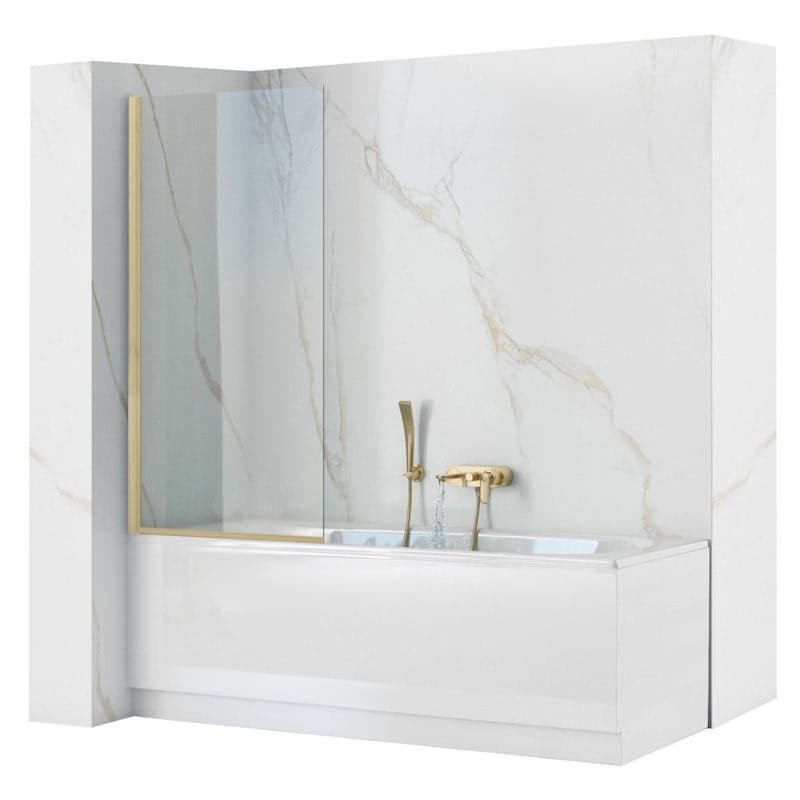 REA - Vaňová zástena Elegant 70 zlatá kartáčovaná REA-W6600 1