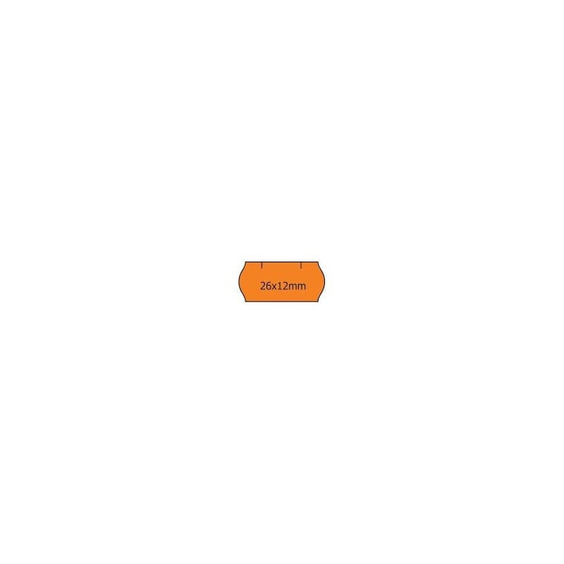 Etikety Contact 26x12mm oranžové