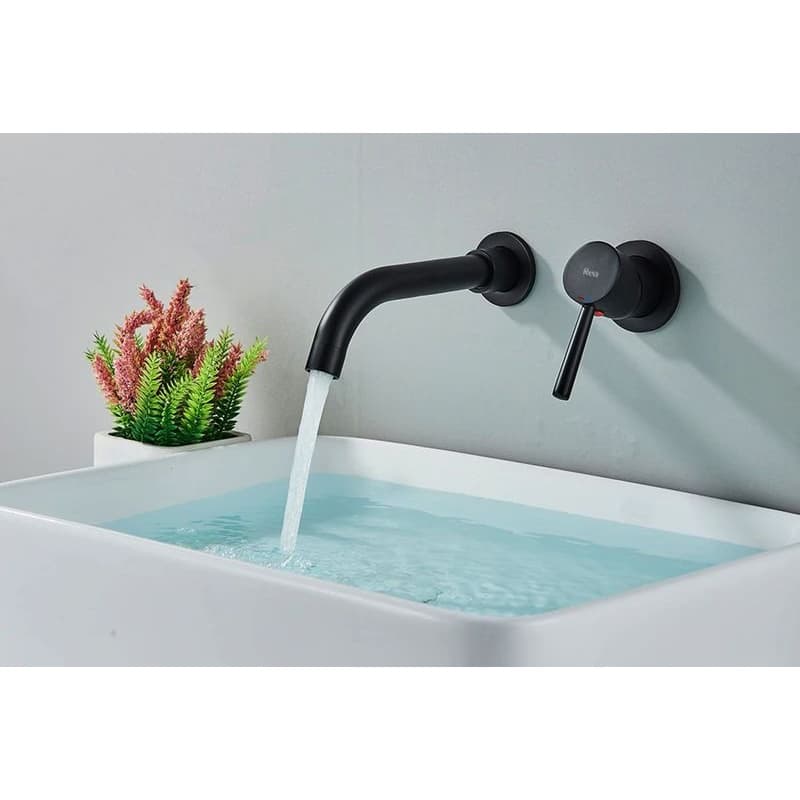 REA - Umývadlová batéria Lungo LONG čierna mat + BOX REA-B0371 2