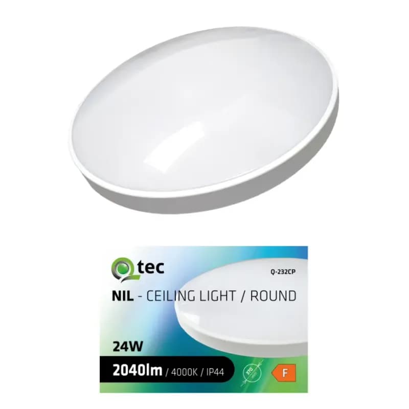 Stropná lampa QTEC 24W 4000K
