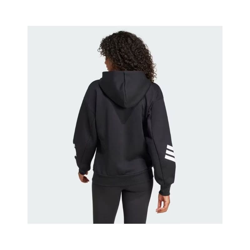 Dámska mikina so zipsom ADIDAS W FI 3S FZ HD BLACK 5
