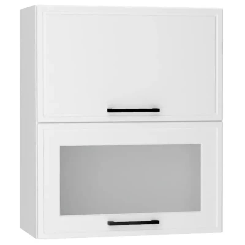 Kuchynská skrinka Emily W60grf/2 Sd biely hrášok mat 1
