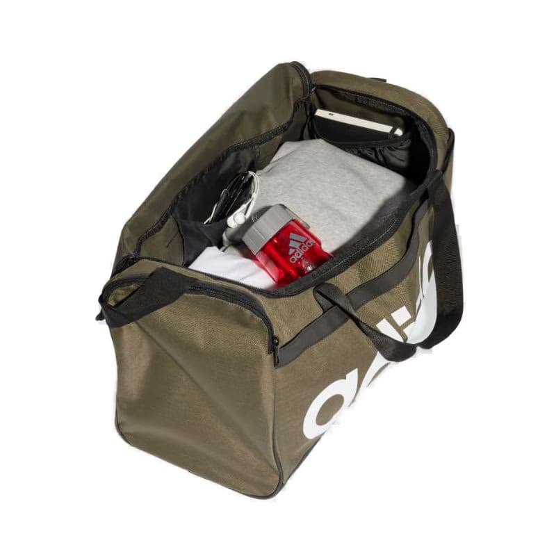 Pánska cestovná taška ADIDAS LINEAR DUFFEL M OLISTR BLACK WHITE 3
