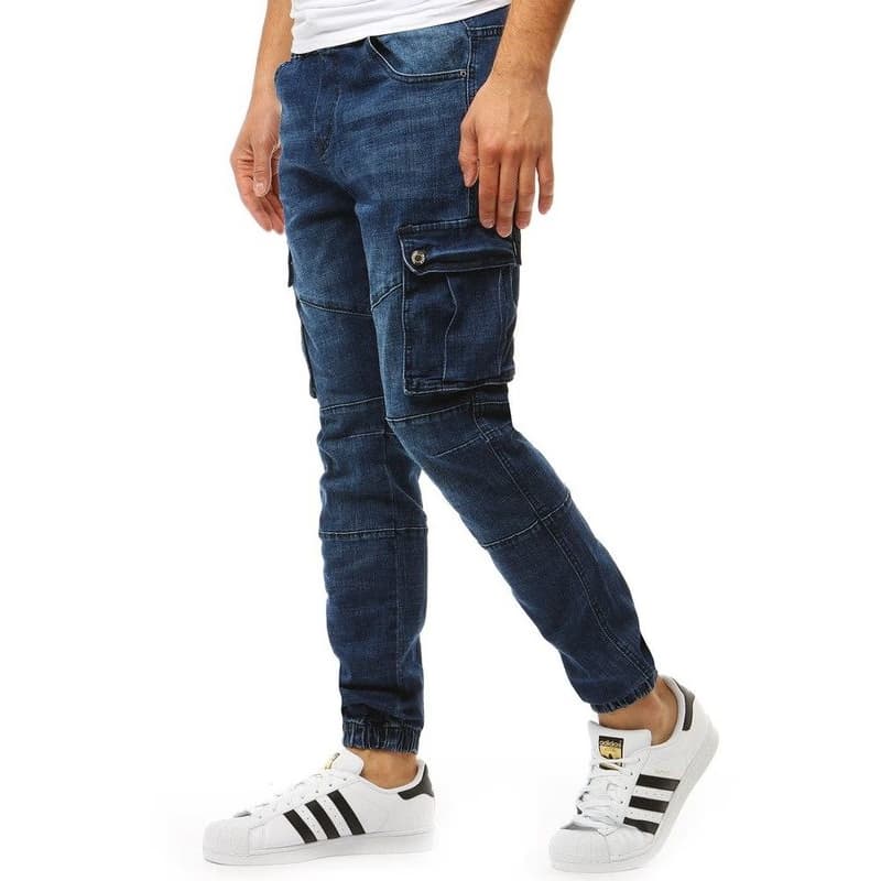 Pánske jogger nohavice - denim look (ux1892) skl.3 2