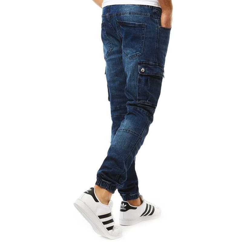 Pánske jogger nohavice - denim look (ux1892) skl.3 4