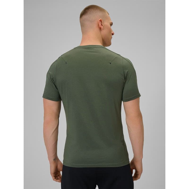 Pánske bežecké tričko s krátkym rukávom 4F TSHIRT FNK M1775-43S-KHAKI 4