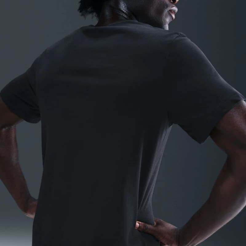 Pánske tréningové tričko s krátkym rukávom NIKE M NK DF TEE HBR BLACK WHITE 4