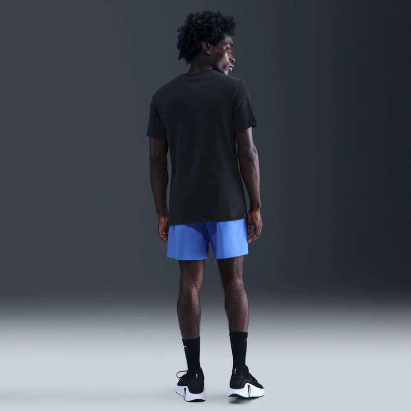 Pánske tréningové tričko s krátkym rukávom NIKE M NK DF TEE HBR BLACK WHITE 6