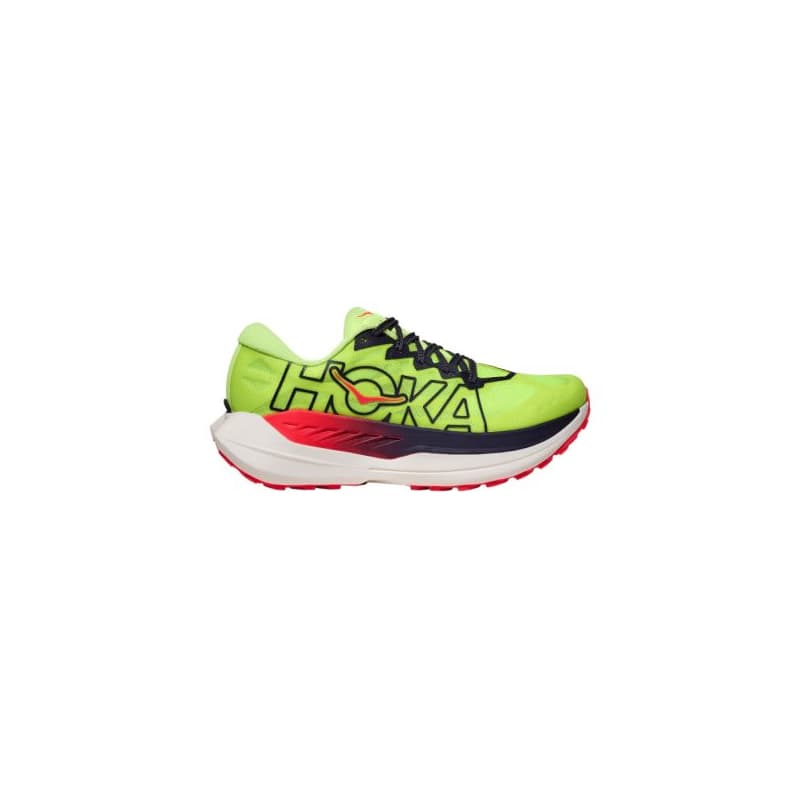 Pánska bežecká trailová obuv HOKA Rocket X Trail M neon yuzu neon flame