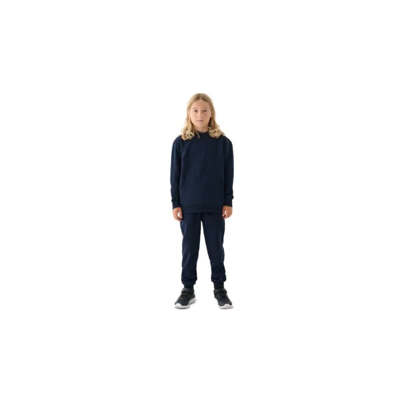 Chlapčenské tepláky 4F JUNIOR TROUSERS-JWMM00TTROM0811-31S-NAVY 1