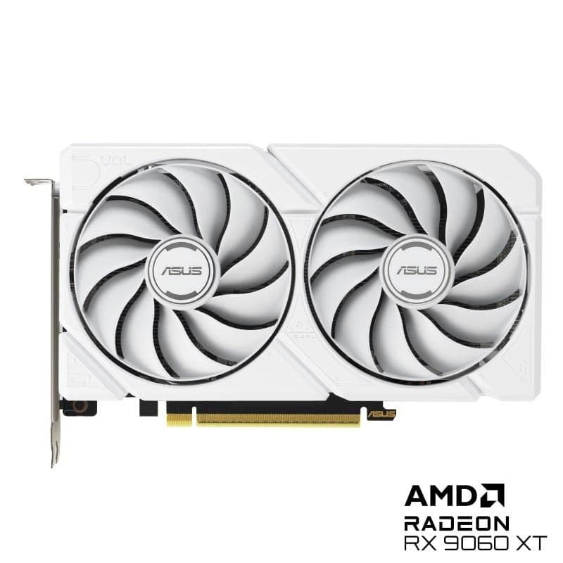 ASUS DUAL-RX9060XT-16G-WHITE 1