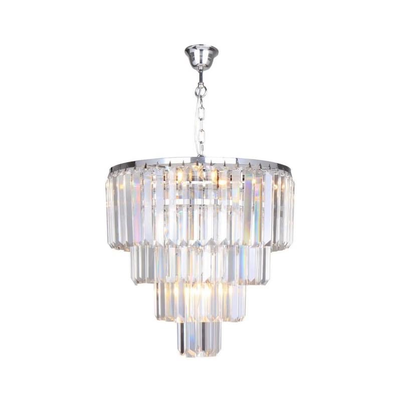Zuma Line 17106/4+1-CHR - Krištáľový luster na reťazi AMEDEO 5xE14/40W/230V 17106/4+1-CHR