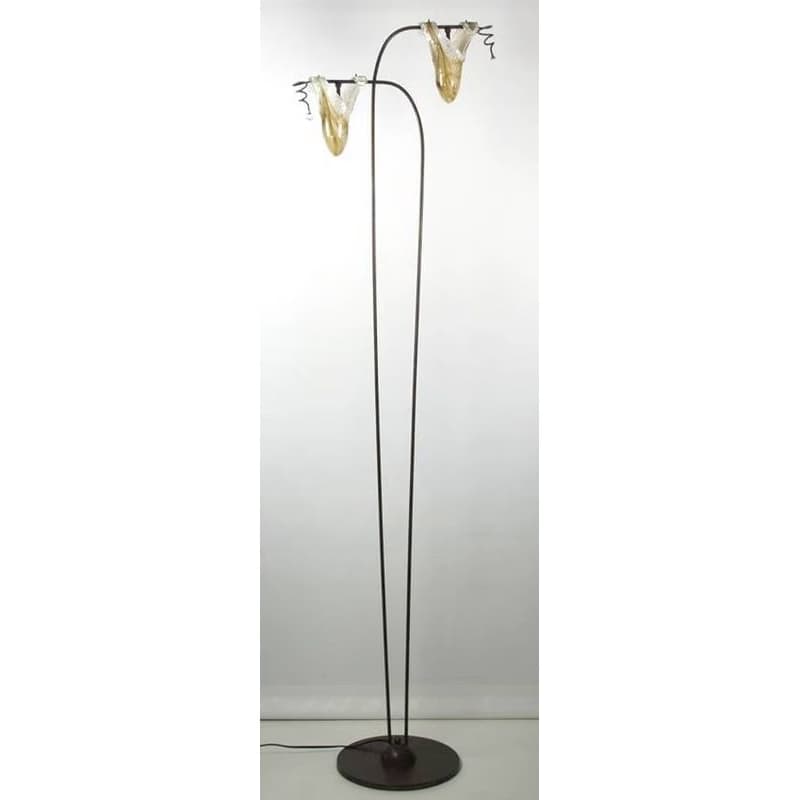 Dvojitá stojaca lampa Patina 2 Magma 2