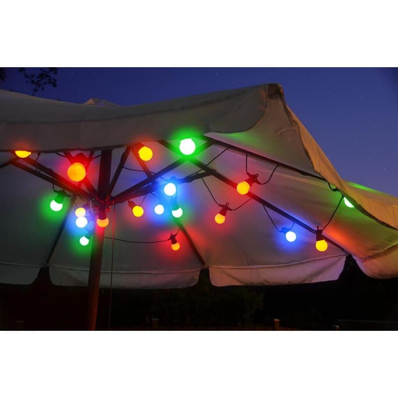 LED svetelný reťaz – farebné žiarovky 1