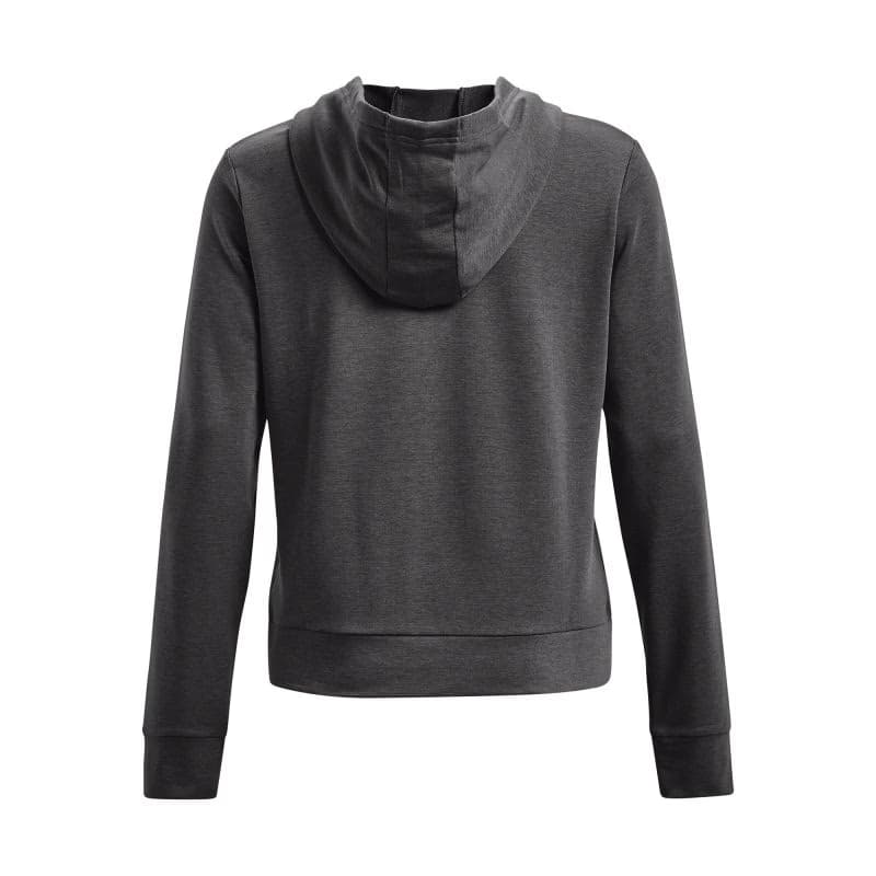 Dámska mikina so zipsom UNDER ARMOUR Rival Terry FZ Hoodie-GRY 4