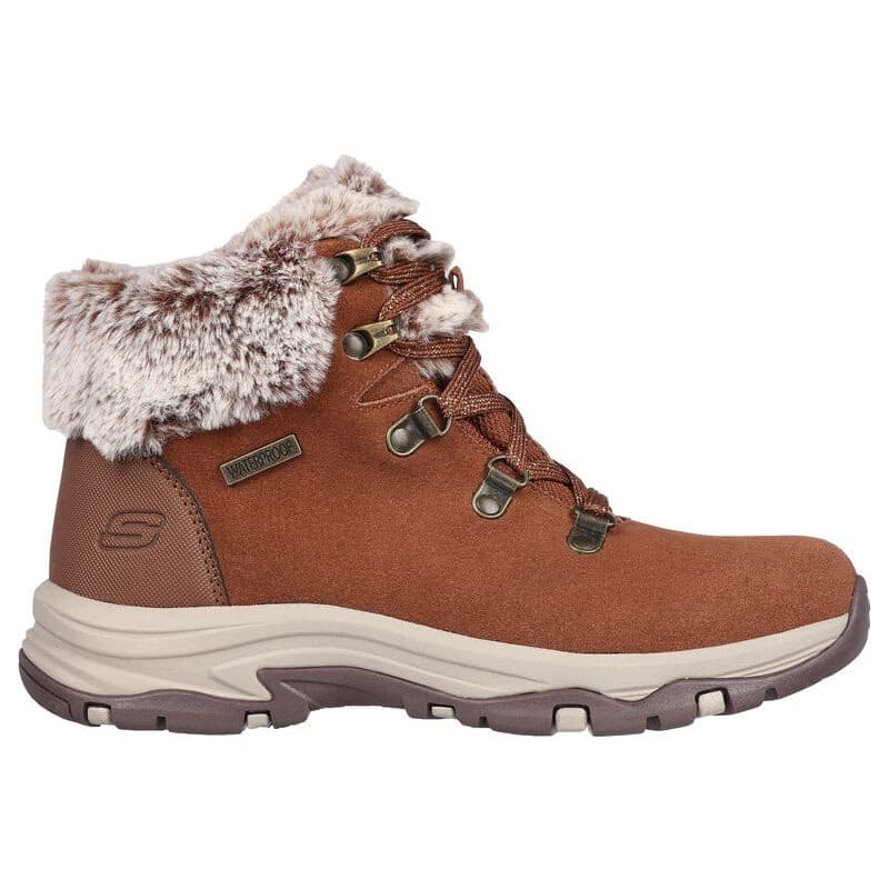 Dámske členkové zimné topánky SKECHERS Trego Falls Finest chestnut 2