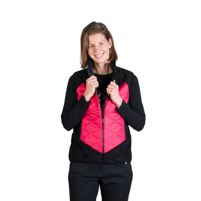 Dámska turistická vesta NORTHFINDER MARIANNE-276blackpink 2