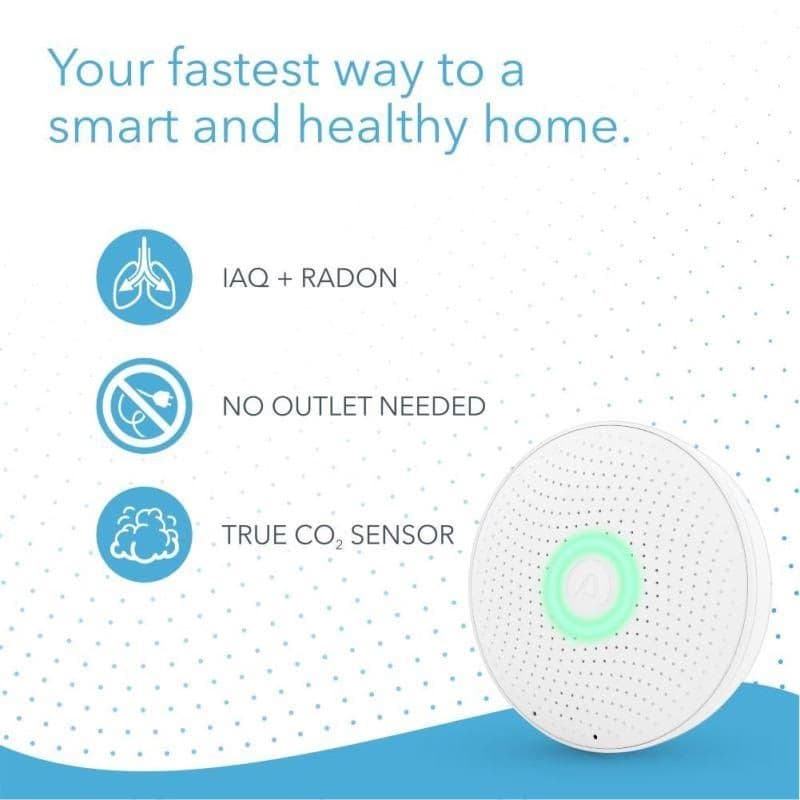 AirThings Wave plus - senzor kvality ovzdušia, radónu, vlhkosti, teploty, VOC, CO2 a tlaku 3