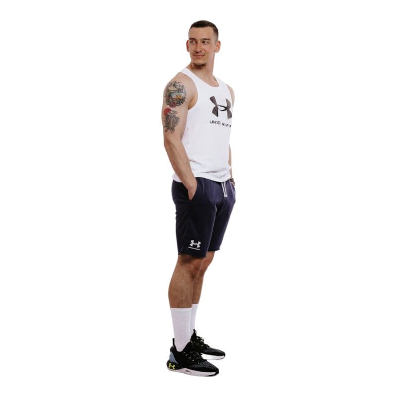 Pánske teplákové kraťasy UNDER ARMOUR UA RIVAL TERRY SHORT-BLU 410 2
