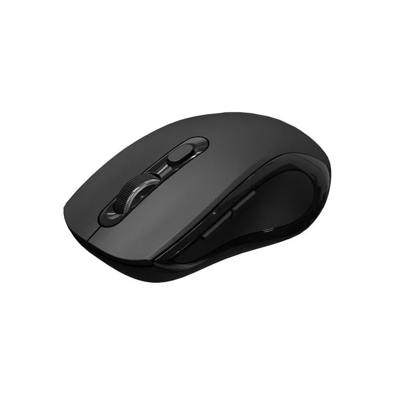 C-TECH myš Dual mode WLM-12BK, bezdrôtová, 1600DPI, 6 tlačidiel, čierna, USB nano receiver 3
