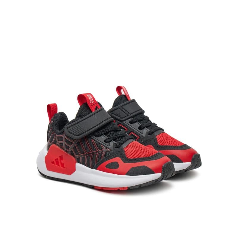 Chlapčenská rekreačná obuv ADIDAS Spider Runner K core black red cloud white 2
