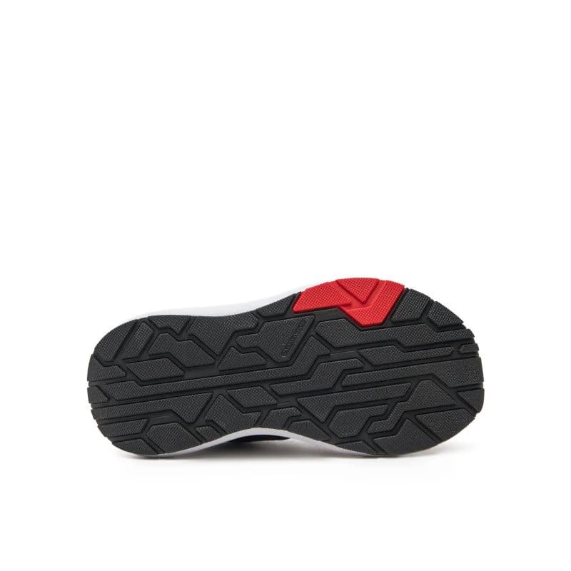 Chlapčenská rekreačná obuv ADIDAS Spider Runner K core black red cloud white 5