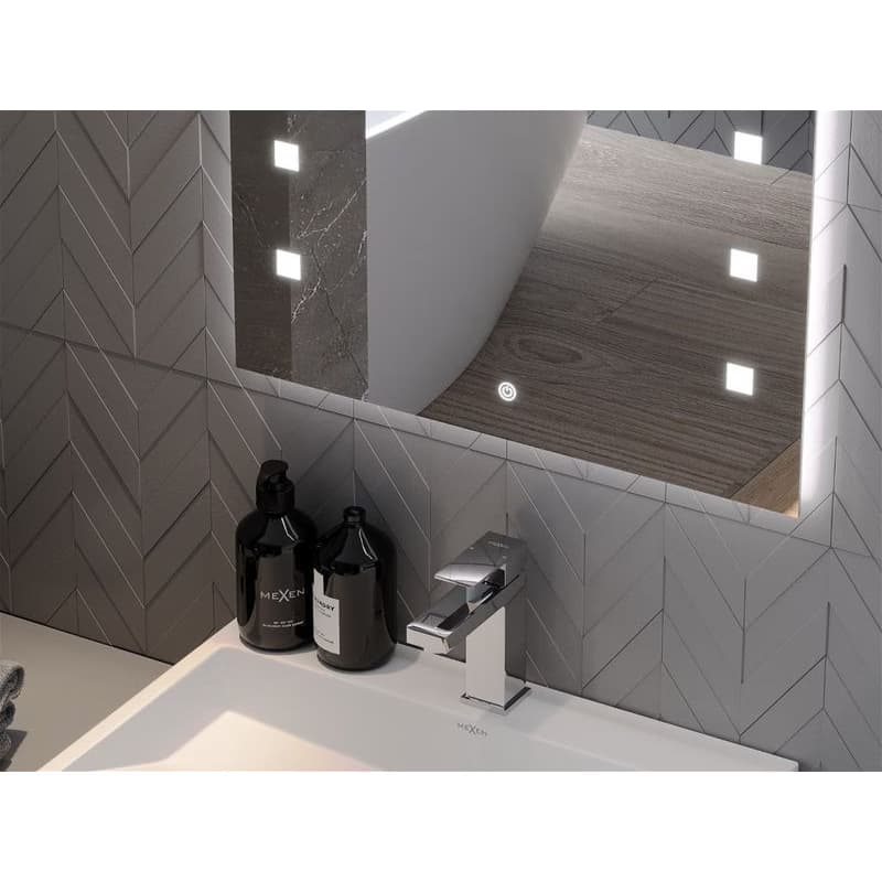 MEXEN - Ner zrkadlo s osvetlením 80 x 60, LED 600 9809-080-060-611-00 5