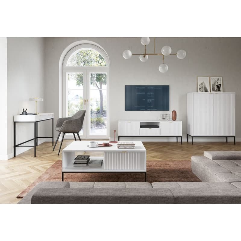 ArtPS TV stolík MONA RTV-154 | biela 6