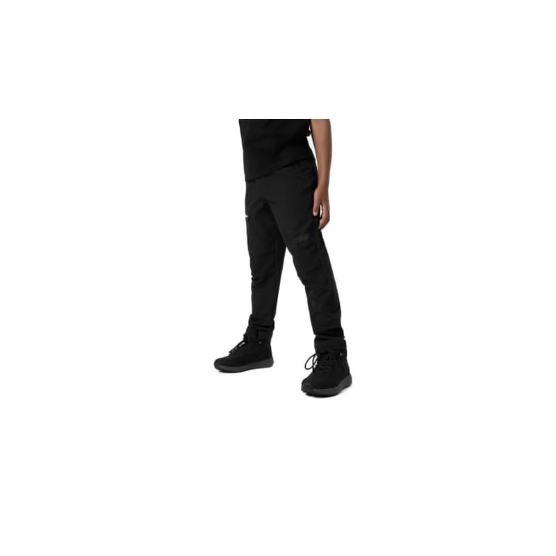Chlapčenské turistické nohavice 4F JUNIOR TROUSERS FNK M098-20S-DEEP BLACK 1