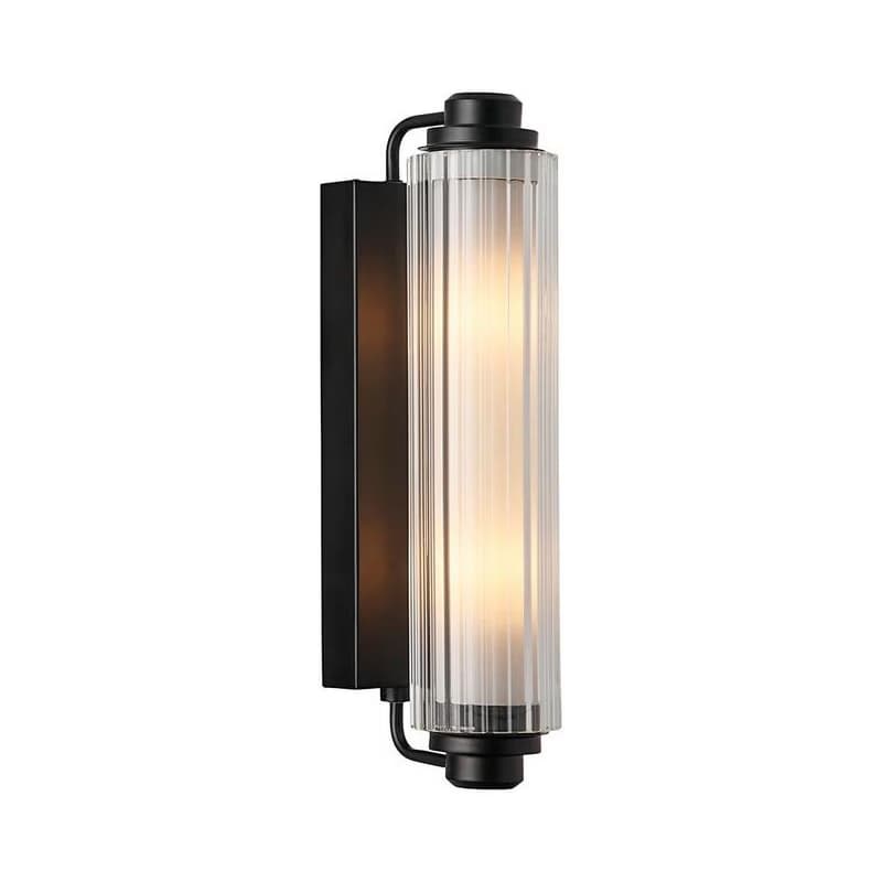 Nordlux - Kúpeľňové zrkadlové osvetlenie NIMAL 2xE14/25W/230V IP44 čierna 2310521003 1