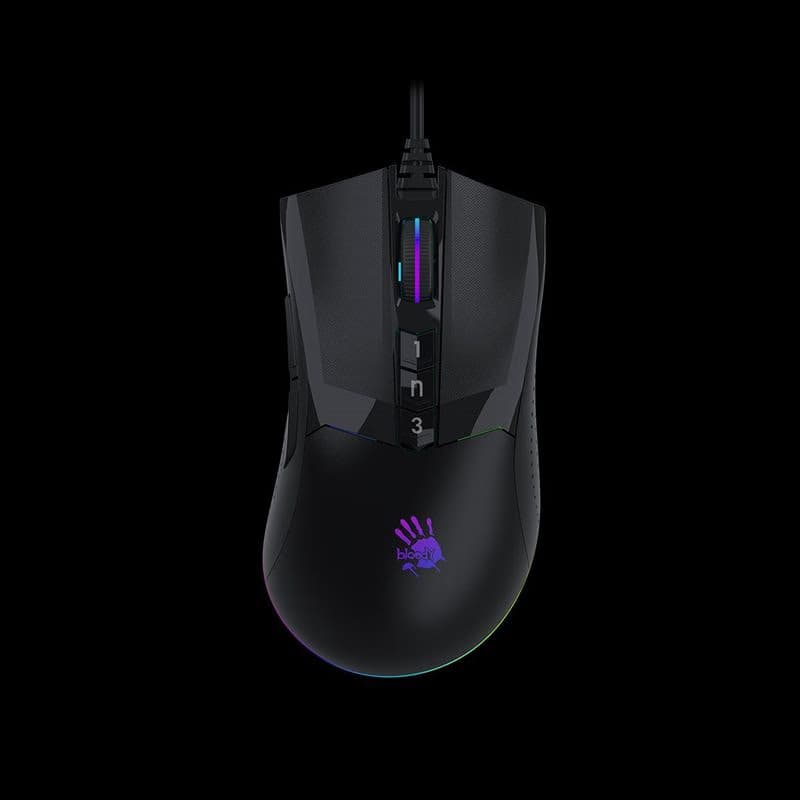 A4tech herná myš BLOODY W90MAX, USB, čierna 2