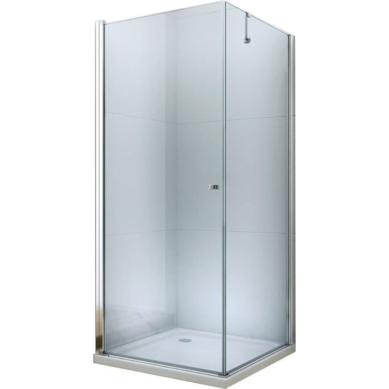 MEXEN/S - PRETORIA sprchovací kút 80x80, transparent, chróm 852-080-080-01-00