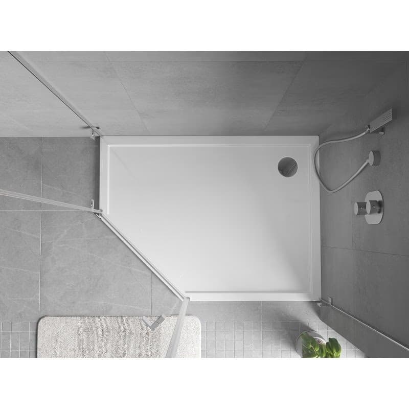 MEXEN - Flow päťboká sprchová vanička slim pravá 100 x 90, biela lesk 46P109010R 5