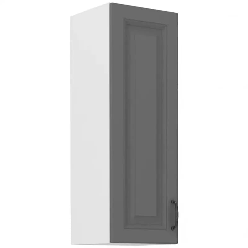 Kuchynská skrinka Stilo dustgrey/biely 30g/90 1f 1