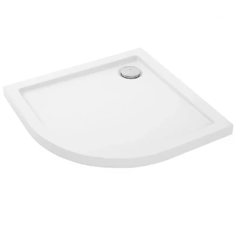 Vanička polokrúhla Look Rea K7906 white 80x100 pravý 1