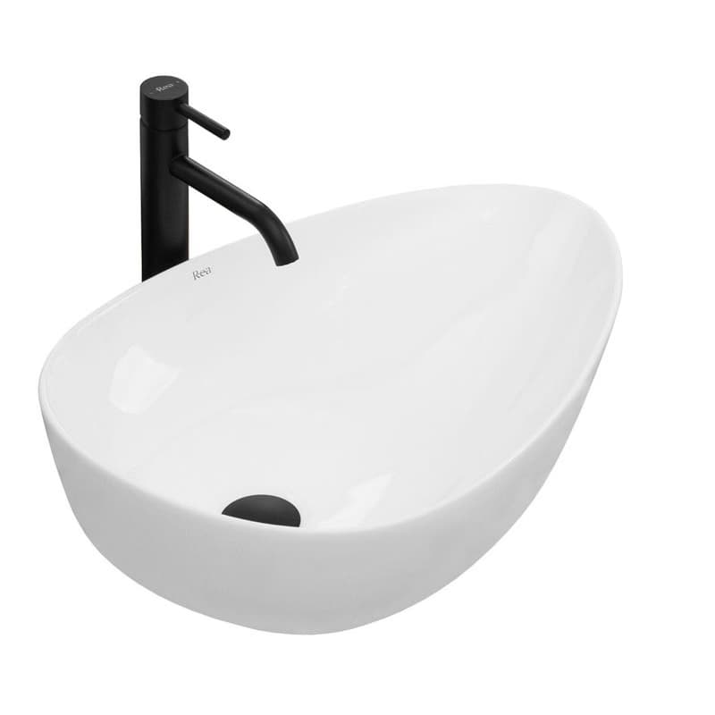 REA - Umývadlo na dosku Greta 56x39 biele REA-U8536 1
