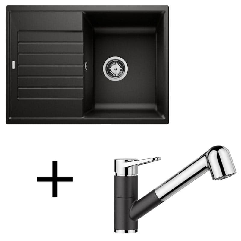 Blanco set Zia 45 S Compact + Wega II-S silgranit/chróm antracit 1