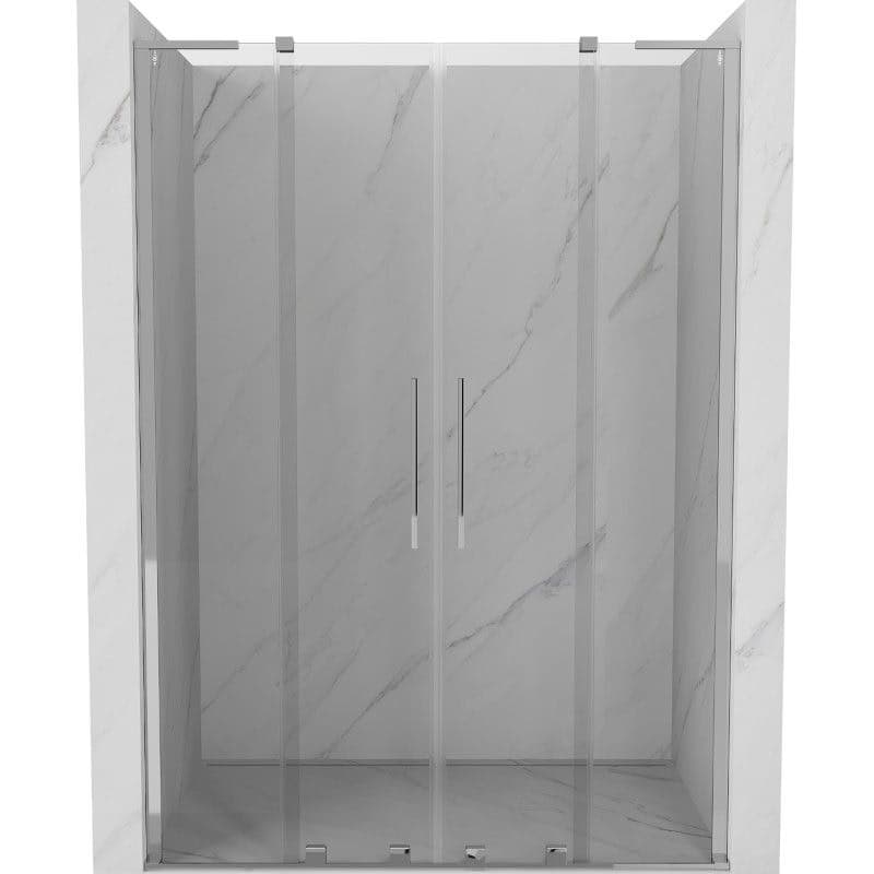 MEXEN/S - Velar L Duo posuvné sprchové dvere 150, transparent, chróm 871-150-003-02-01