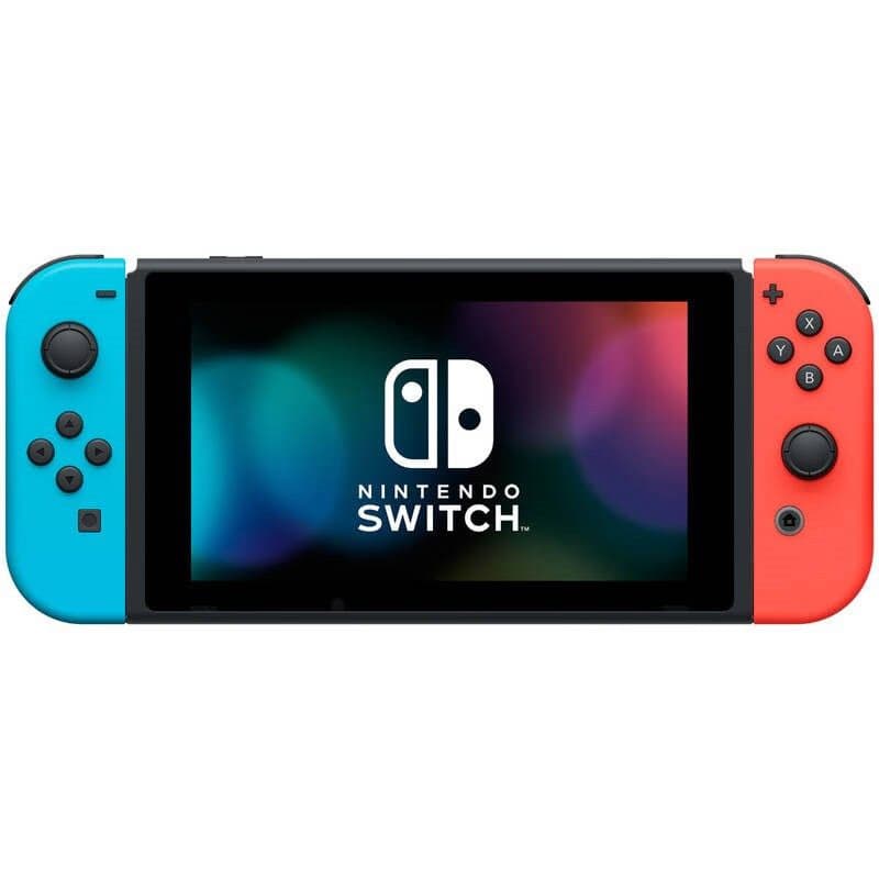 Nintendo Switch (OLED model) neon red&blue set 2