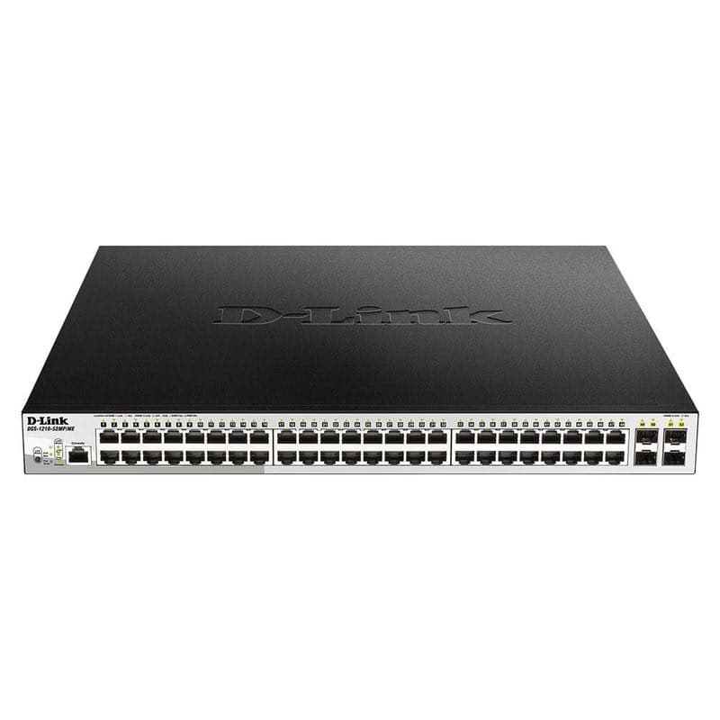 D-Link DGS-1210-52MP/ME/E 48x 1G PoE + 4x 1G SFP Metro Ethernet Managed Switch 1
