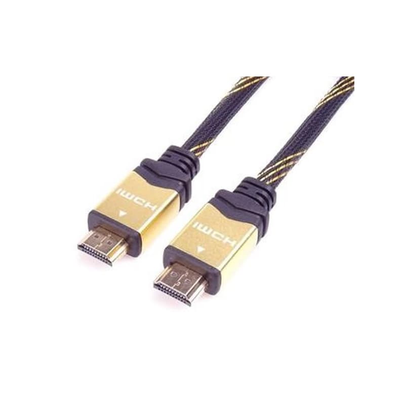 PremiumCord HDMI 2.0 High Speed + Ethernet kábel HQ, pozlátené konektory, 0,5m